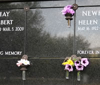 Columbaria Niche Vases