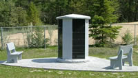 Memorial Gardens by Kootenay Monument