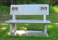 Granite Memorial Bench